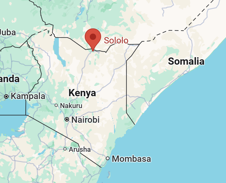 Sololo Kenya Map